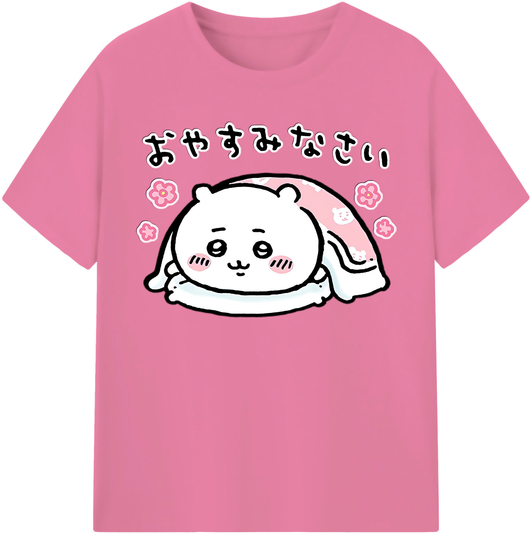 （画像用） ちいかわ ちいかわ Chii-kawa chiikawa 綿100％半袖Tシャツ（フロントプリント）